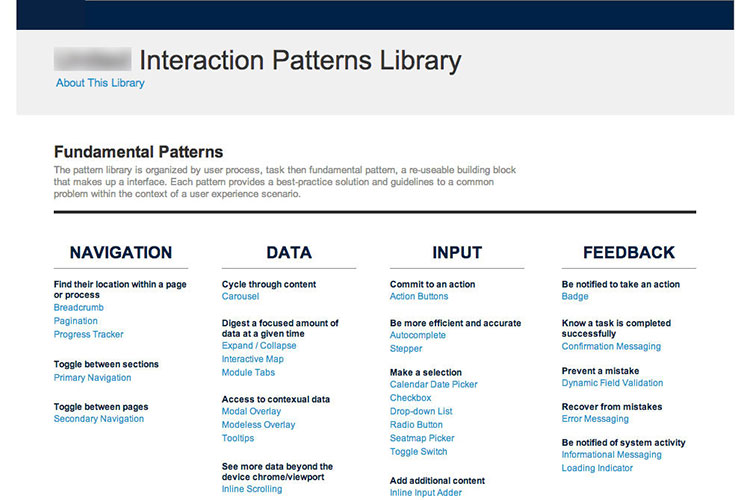 Pattern Library
